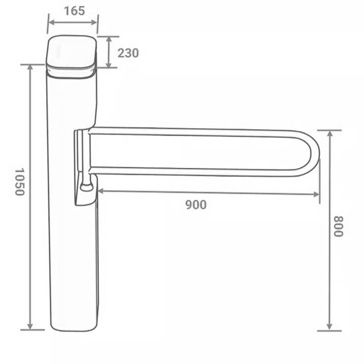 Bramka uchylna BU-DS225ST-SS wano