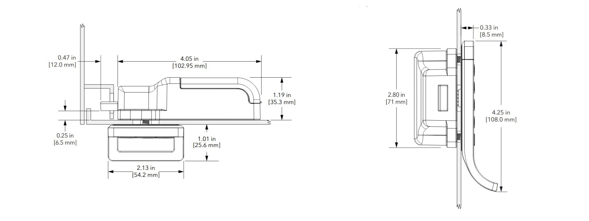 wymiary curve wano