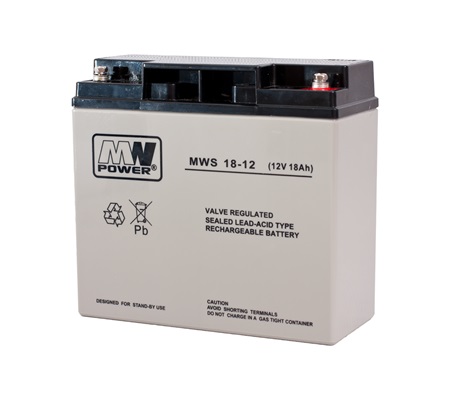 Akumulator przemysłowy MW Power 12V 18 Ah wano