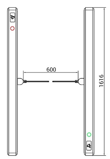 Speedgate dimensions BS-DSV70 wano